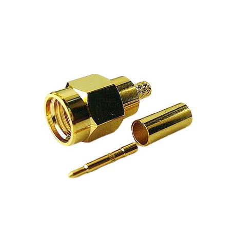 SMA Plug for RG174Cable Connector foundry TAIWAN
