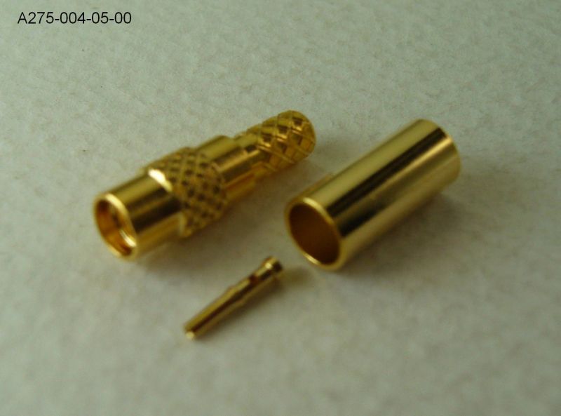 MMCX JACK MMCX006-JACK for RG174 Connector supplier Taiwan